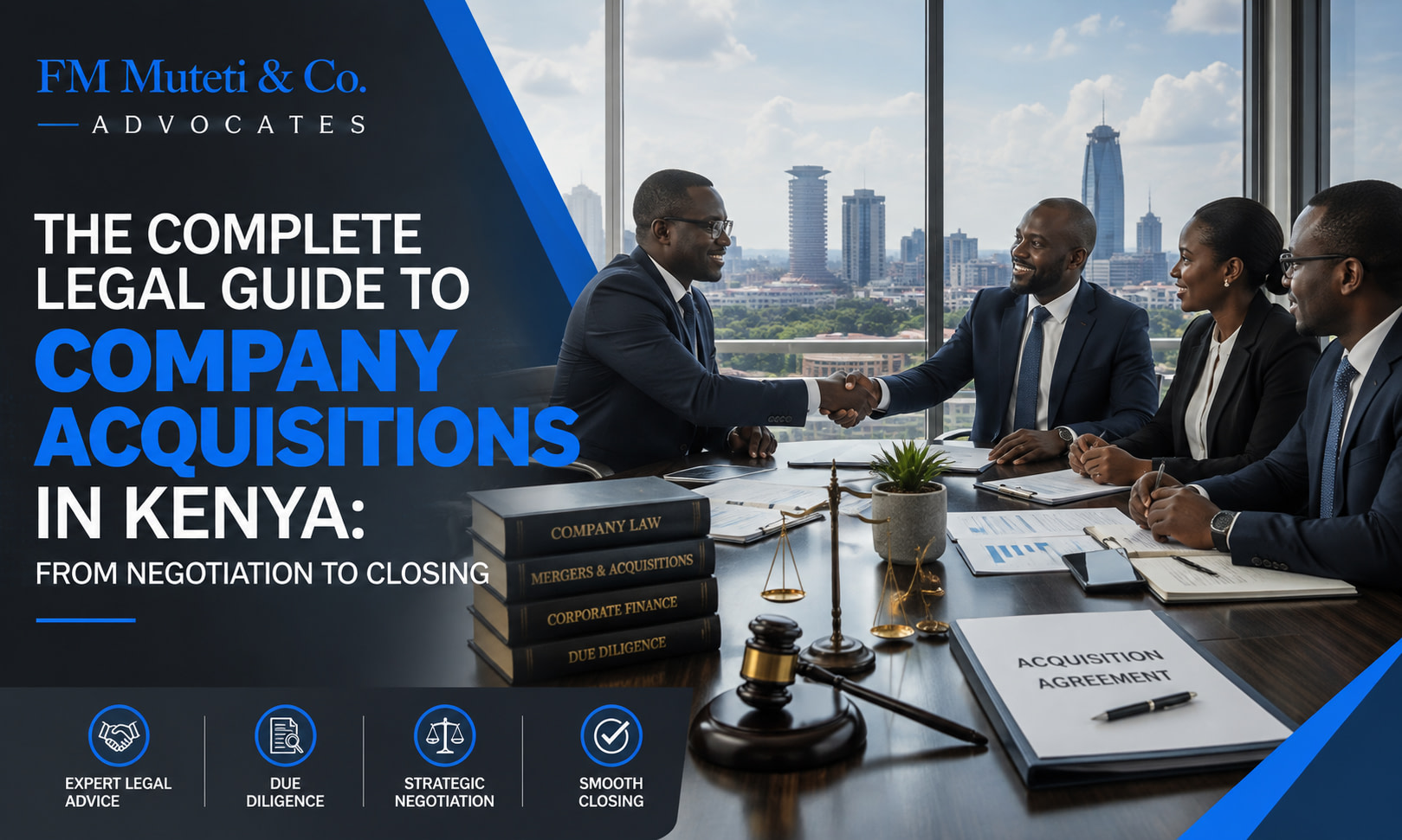 Learn every stage of company acquisitions in Kenya, from due diligence and negotiations to closing. Protect your investment with trusted legal insights Read now